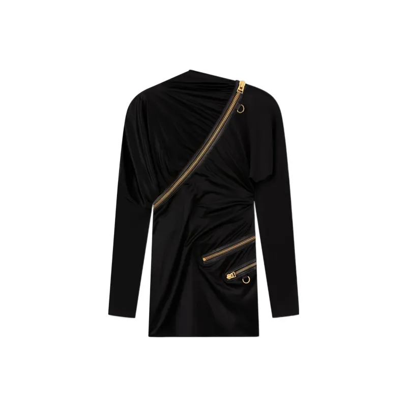 TOM FORD Long-Sleeved Dresses Women's Black-0