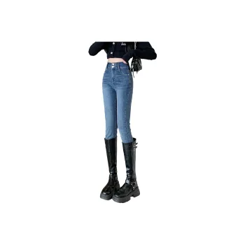 Tonlion Jeans Women's Medium Denim Blue