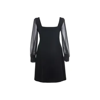 LOFT SHINE Long-Sleeved Dresses Women's Black