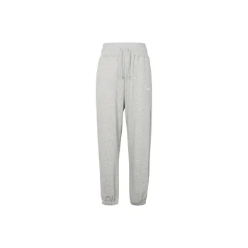 Nike Women's Phoenix Fleece High Waisted Oversized Sweatpants Dark Grey Heather/Sail