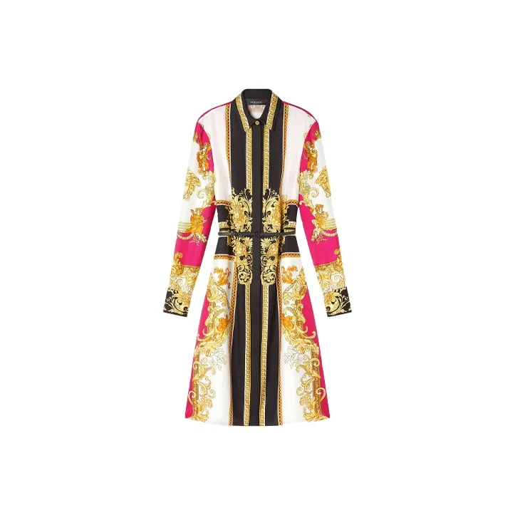 VERSACE Long-Sleeved Dresses Women's Multicolor-0