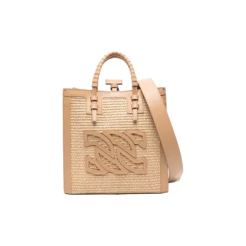 Casadei Banana Leaf Handbag Women's Brown