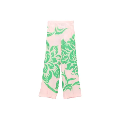 ETRO Rose Jacquard Pressed Crease Trousers