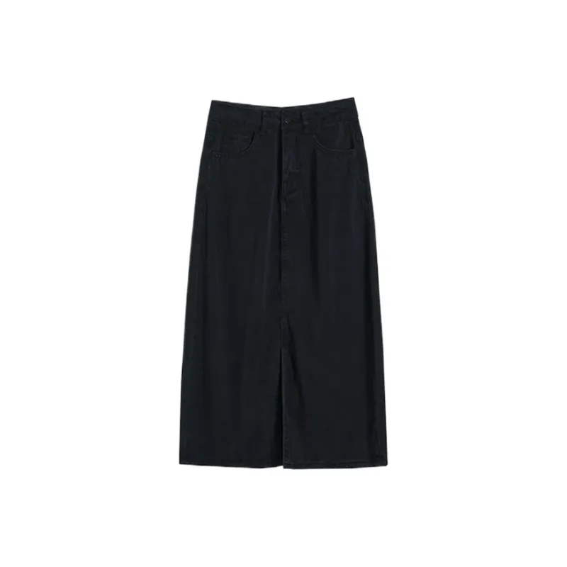 Jean West Denim Long Skirts Women's-3