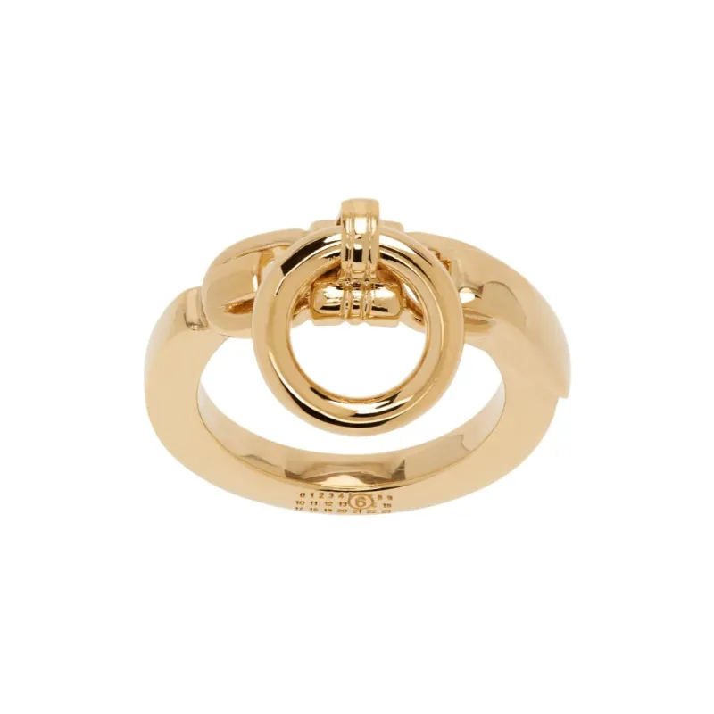 MM6 Maison Margiela Numbers motif Ring-0