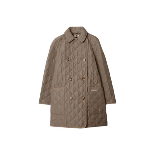 Burberry Puffer Jacket Women's Ash Sage Green