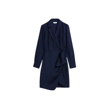 MaxMara Long Sleeved Dress Women's Blue