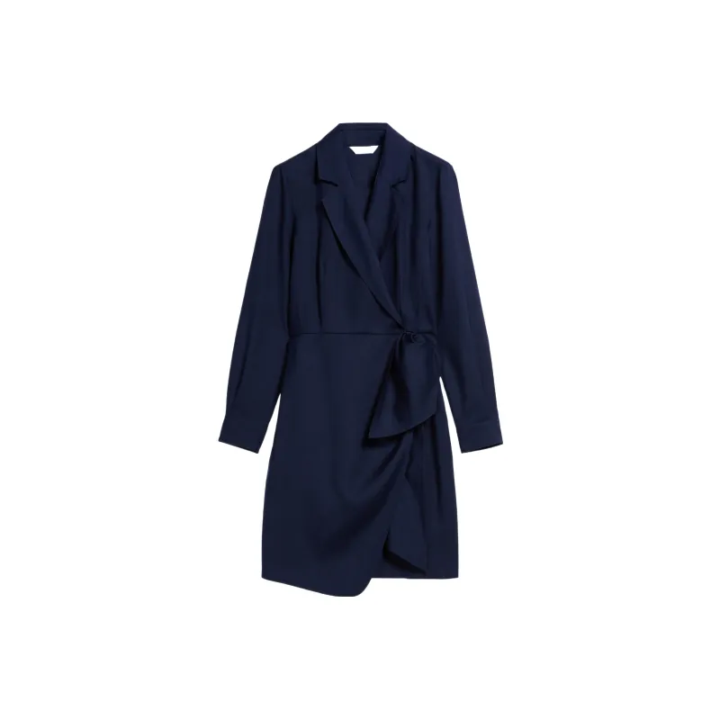 MaxMara Long Sleeved Dress Women's Blue-0