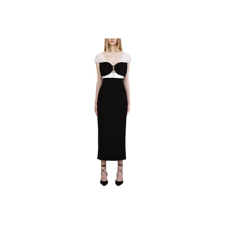 Self portrait Sleeveless Dress Women's Black-0