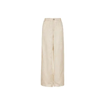 ONLY Casual Pants Women's Luce Print Yellow