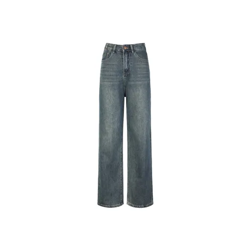 Wen Shan Jeans Women's Vintage Blue