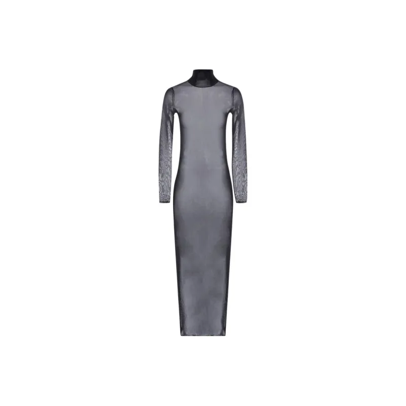 Alaia Long-Sleeved Dresses Women's Black-0