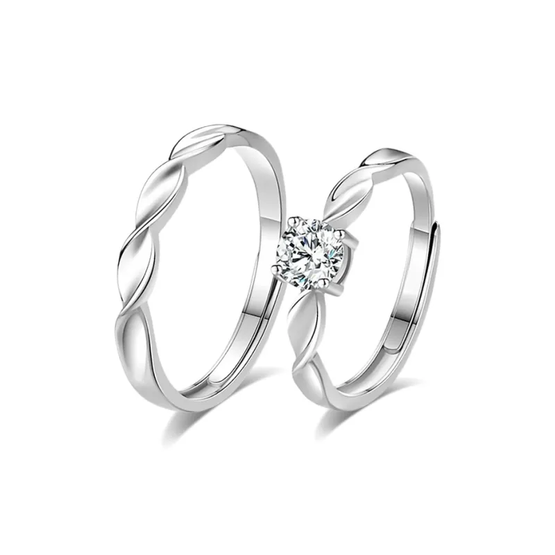 MISS TOOYA S999 Fine Silver Rings Unisex-0