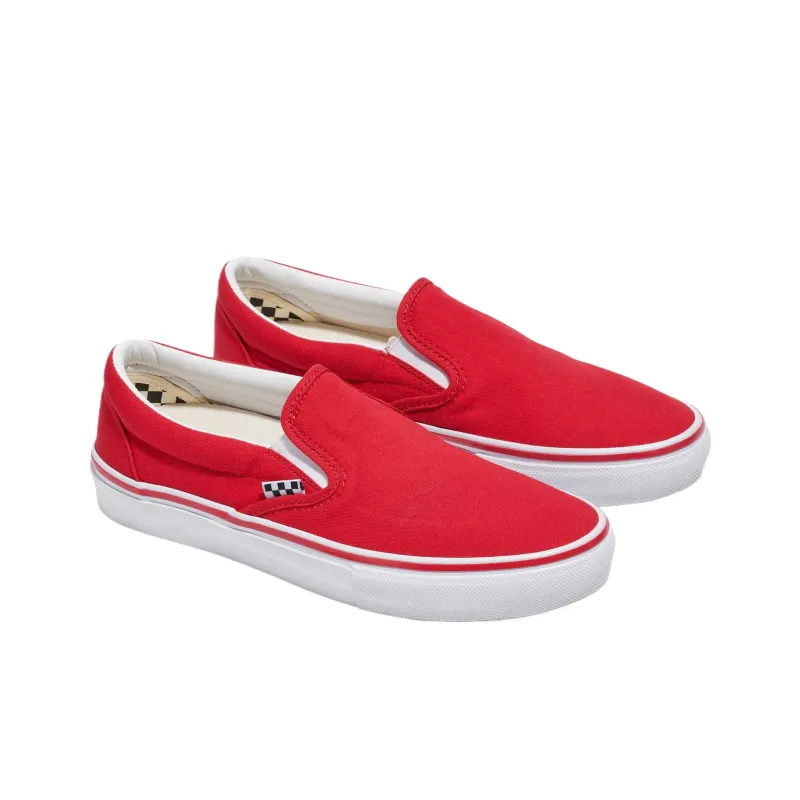 Vans Customs Low Top Canvas Shoes Unisex Red-1