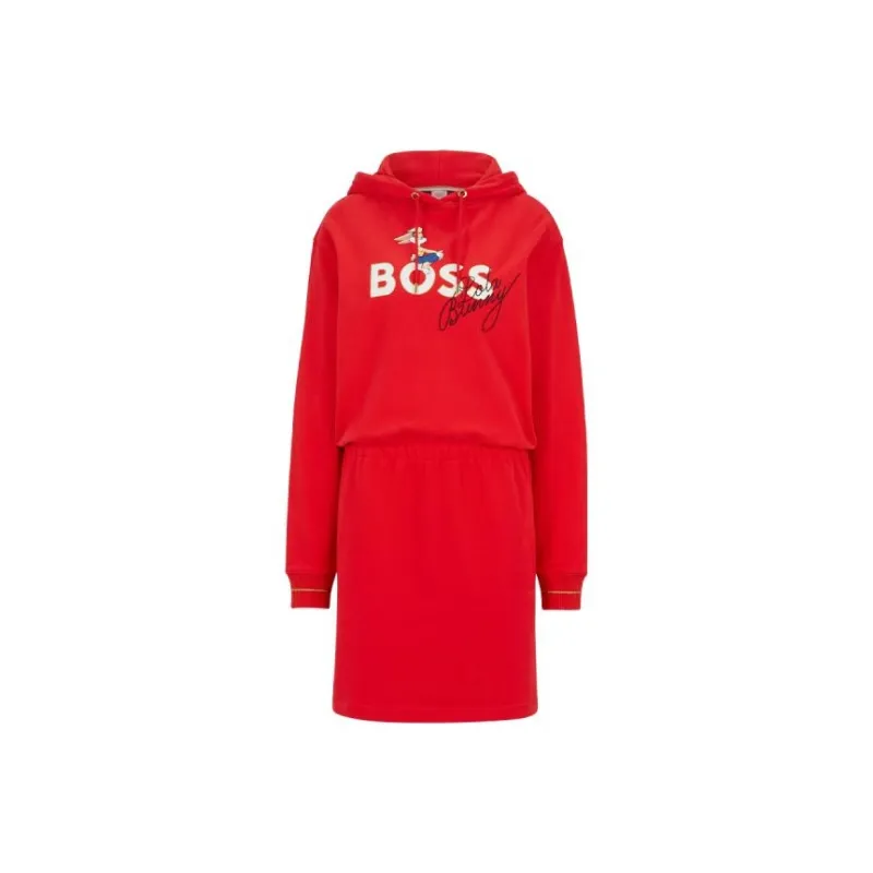 HUGO BOSS HUGO BOSS X LOONEY TUNES SS23 Long Sleeved Dresses Women's Red-0