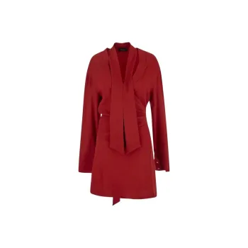 Blumarine Long-Sleeved Dresses Women's Red