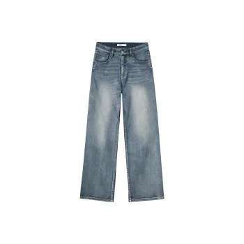 LINCchic Jeans Women's Vintage Gray Blue