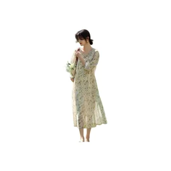 XWI SS24 Long Sleeved Dress Women's Green