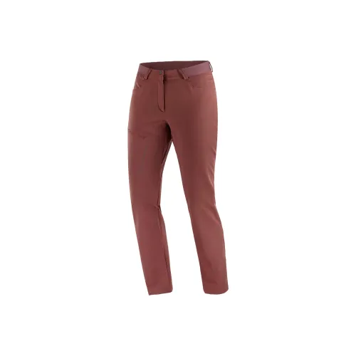 SALOMON WAYFARER Casual Pants Women's Rum Color