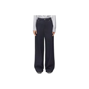 LOEWE High Waisted Jeans 'Raw Denim'