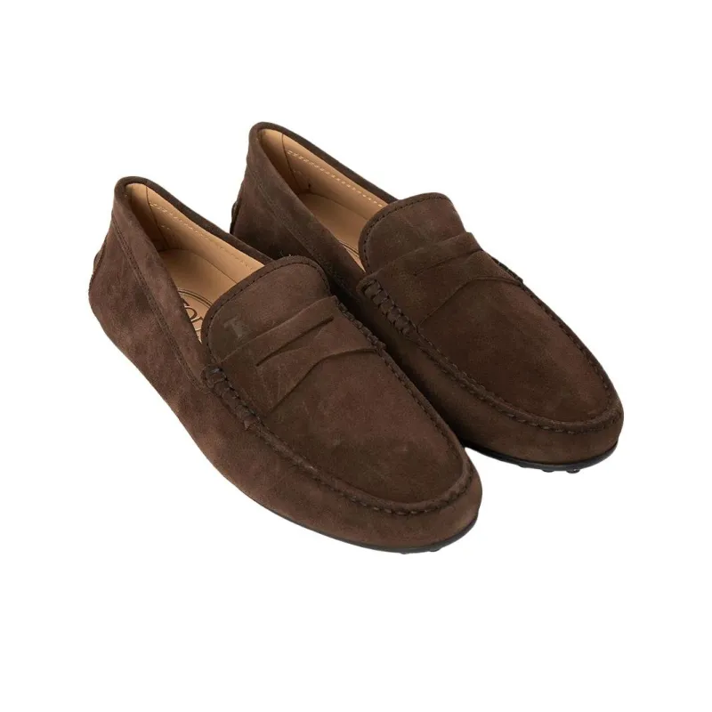 TOD'S Gommino Loafers Men's Brown-2