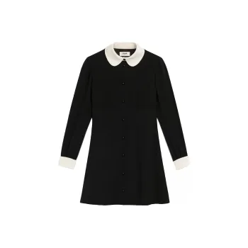 CELINE Long Sleeved Dresses Women's Black