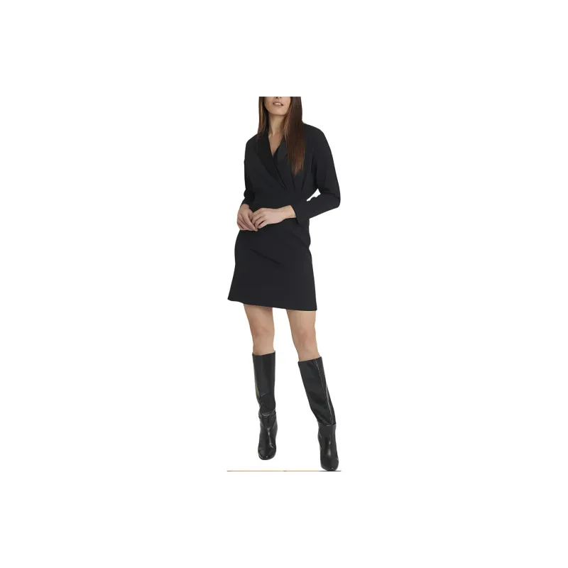 Paule Ka Sleeveless Blazer Dress-0