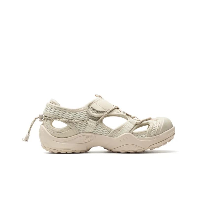 Mule Donkey Waterproof And Lightweight River Trekking Shoes Unisex Khaki With White-1