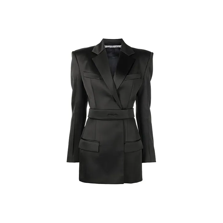 Alexander Wang Long Sleeved Dresses Women's Black-0