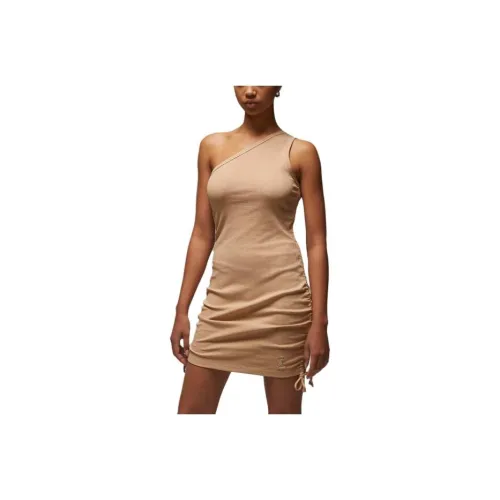 JORDAN Slip Dresses Women's Khaki