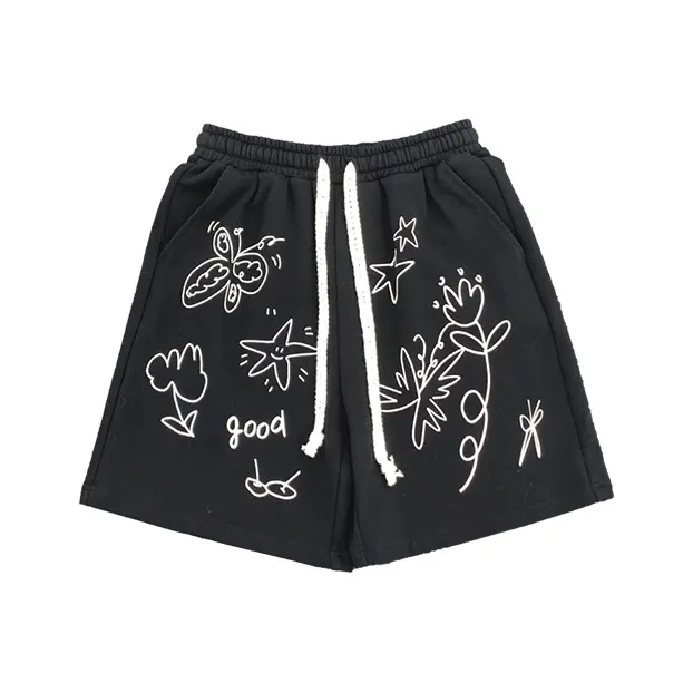 MeiHaoStore Casual Shorts Women's Black-0
