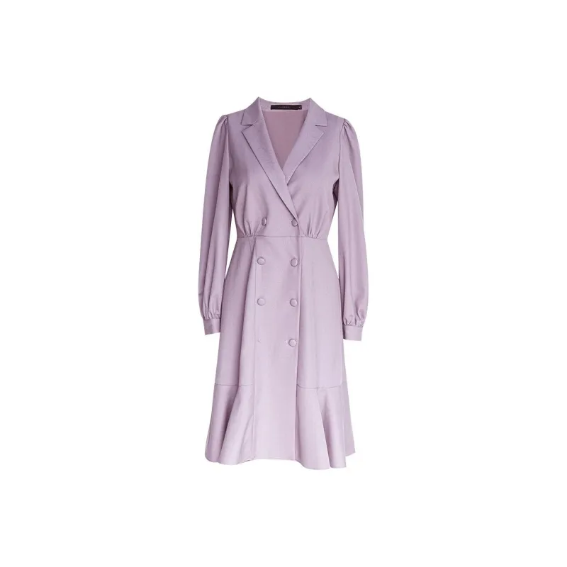 ROEYSHOUSE Long-Sleeved Dresses Women's Purple-0