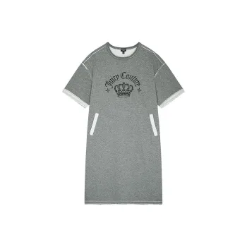 JUZI Short-Sleeved Dresses Women's Dark Heather Gray