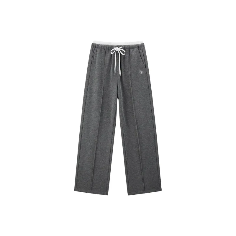PEACEBIRD Casual Pants Women's Magnetic Black-0