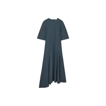 COS Short Sleeved Dresses Women's Deep Turquoise