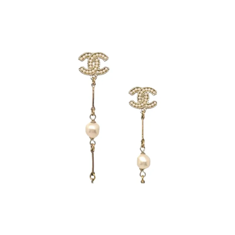CHANEL 2012 Cc Dangle Earrings-2