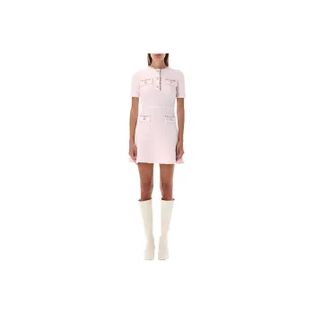 Self portrait Short Sleeved Dresses Women's Pink