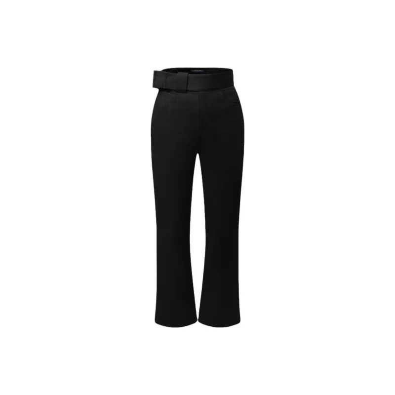 LOUIS VUITTON Casual Pants Women's Black-0