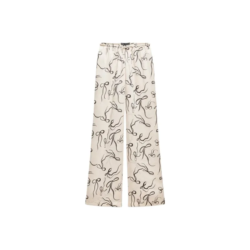 ZARA Casual Pants Women's White-0