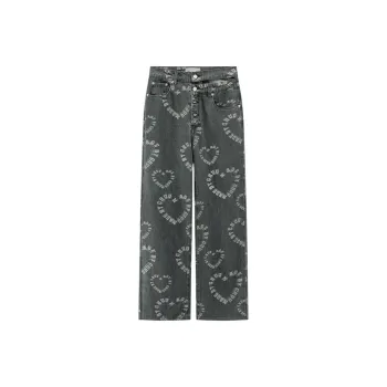 CHUU Frog Frog Series Jeans Women's Black