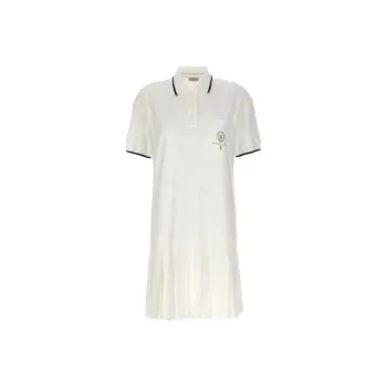 Brunello Cucinelli Short Sleeved Dresses Women's White