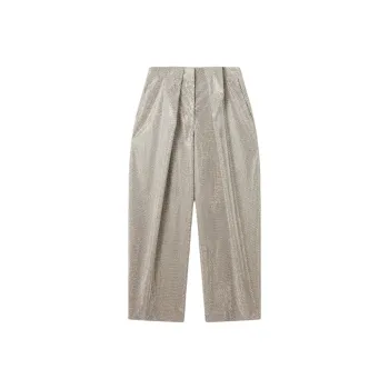 Stella McCartney SS25 Casual Pants Women's Silver