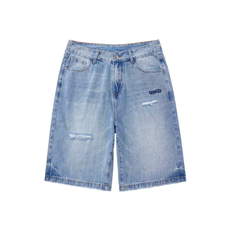 Coke Denim Shorts Unisex-5