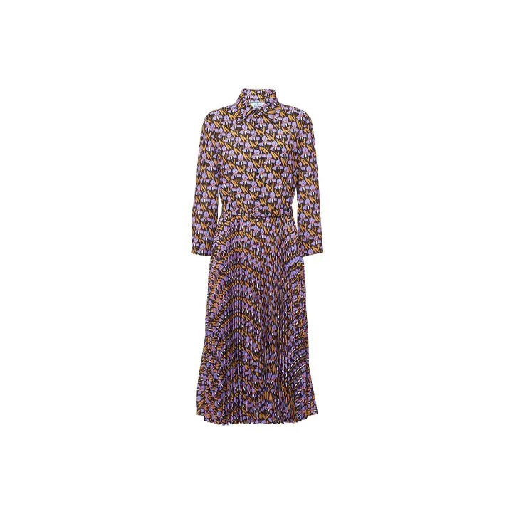PRADA FW21 Long-Sleeved Dresses Women's Multicolor-0