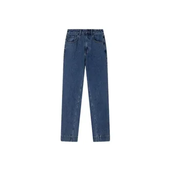DKNY FW22 Straight Jeans Women's Dark Denim Blue