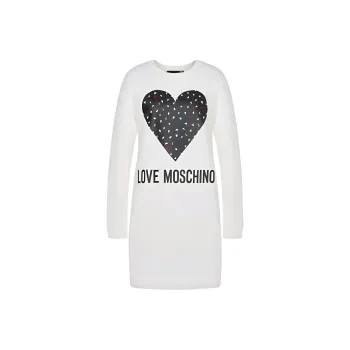 LOVE MOSCHINO Long Sleeved Dresses Women's White