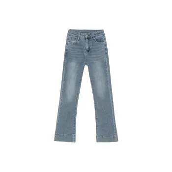 FAWENXIANGZI Jeans Women's Light Blue