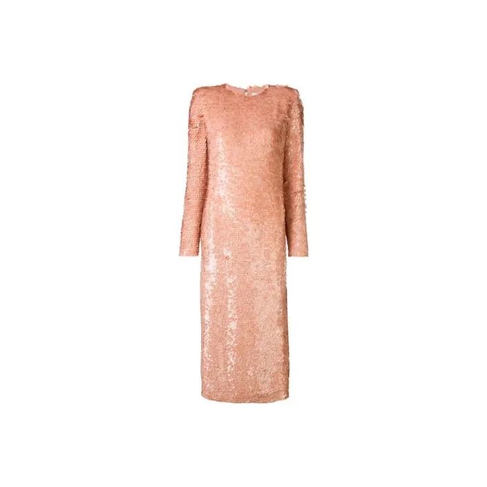 GIVENCHY FW21 Long-Sleeved Dresses Women's Flesh Pink-0