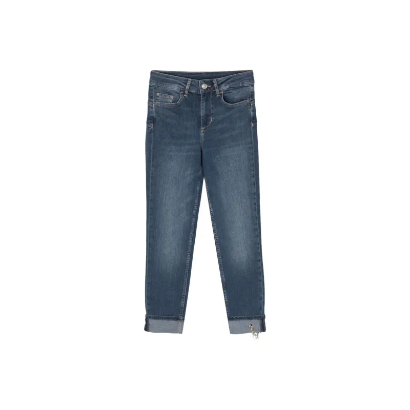 LIU·JO Monroe Mid rise Cropped Jeans-0
