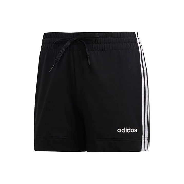 Adidas ESSENTIALS 3 Stripes Casual Shorts Women's Black-0